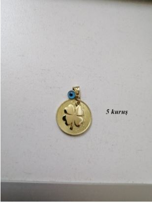 14 Ayar 1,00 Gram Altın Kolye Ucu